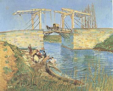 Vincent Van Gogh The Langlois Bridge at Arles (mk09) China oil painting art